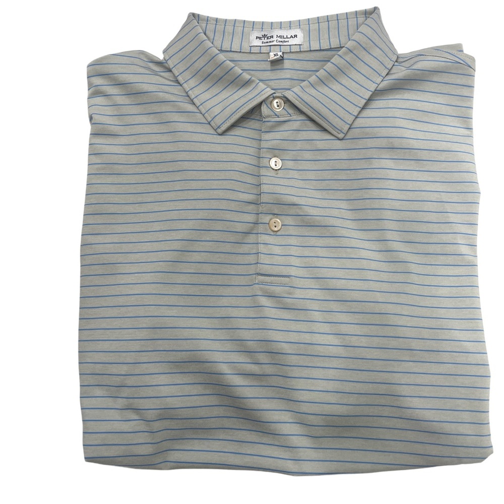 Peter Millar summer comfort polo golf shirt XL